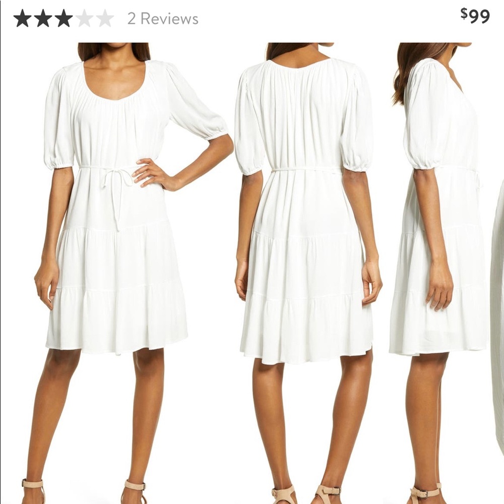 Fraiche by J White Tie Midi Dress Size M